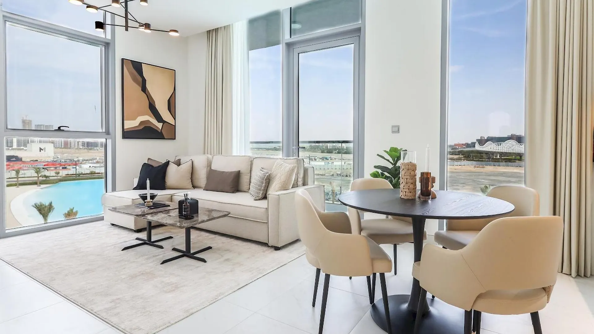Elite Lux Holiday Homes - Lagoon View 1 Bedroom Luxury Oasis In Mbr Dubai